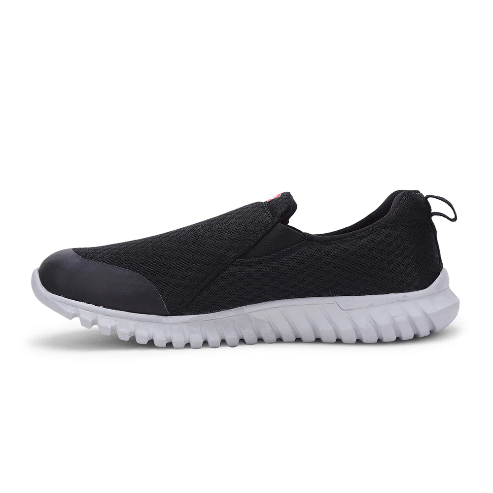 Force 10 by Liberty Men MONTES-41 Black Sports Non Lacing Shoes - Image 3
