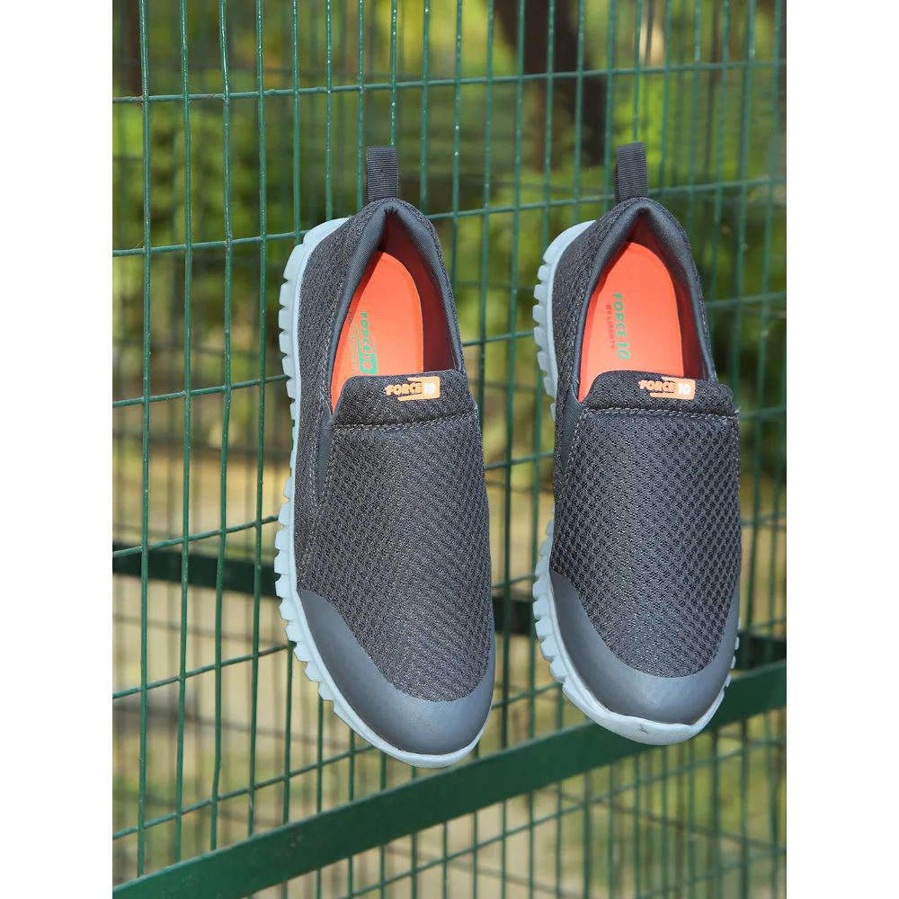 Force 10 by Liberty Men MONTES-41 D.Grey Sports Non Lacing Shoes - Image 4