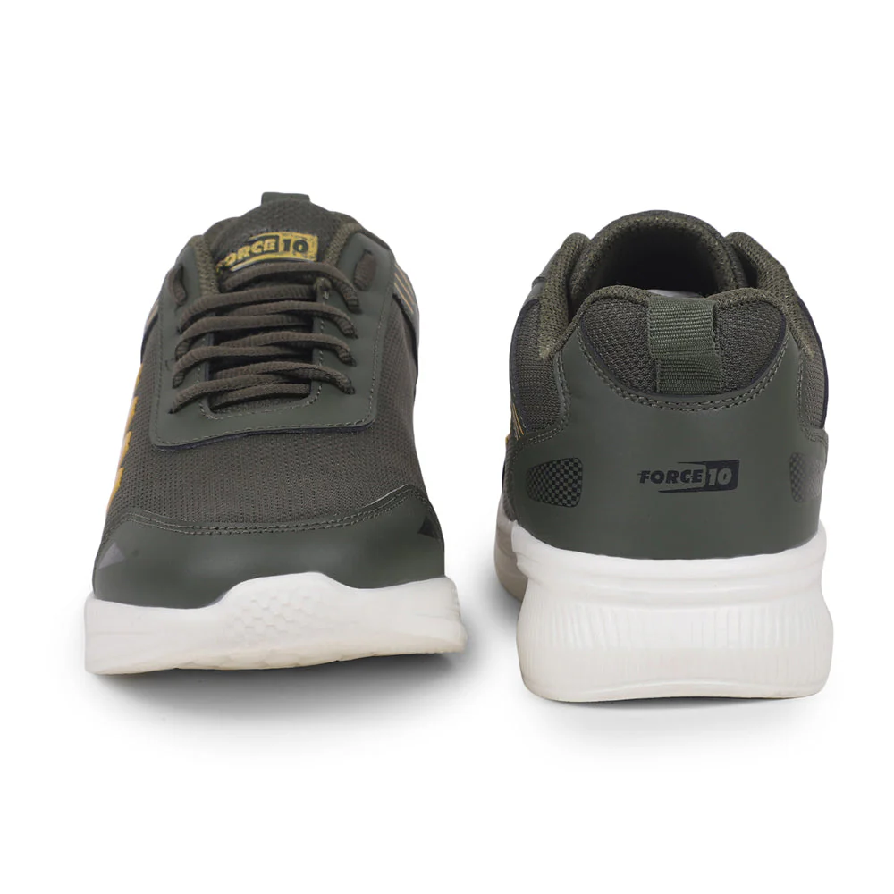 Force 10 By Liberty Men PTRON-1EB Olgreen Sports Lacing Shoes - Image 4