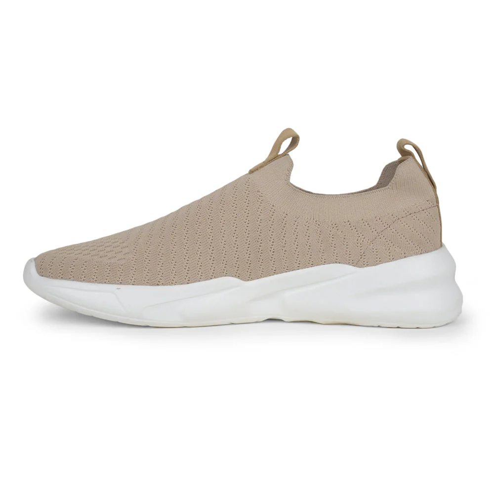 Force 10 By Liberty Men WINNY-1E Beige Sports Non Lacing Shoes - Image 3