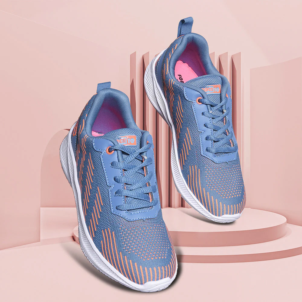 Force 10 By Liberty Women ESBELL-1 Blue Sports Walking Shoes - Image 3