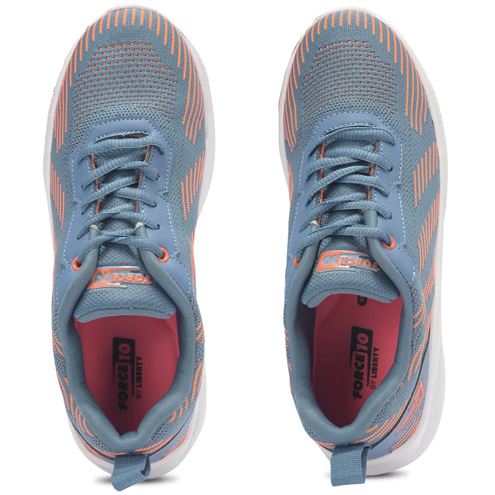 Force 10 By Liberty Women ESBELL-1 Blue Sports Walking Shoes - Image 4