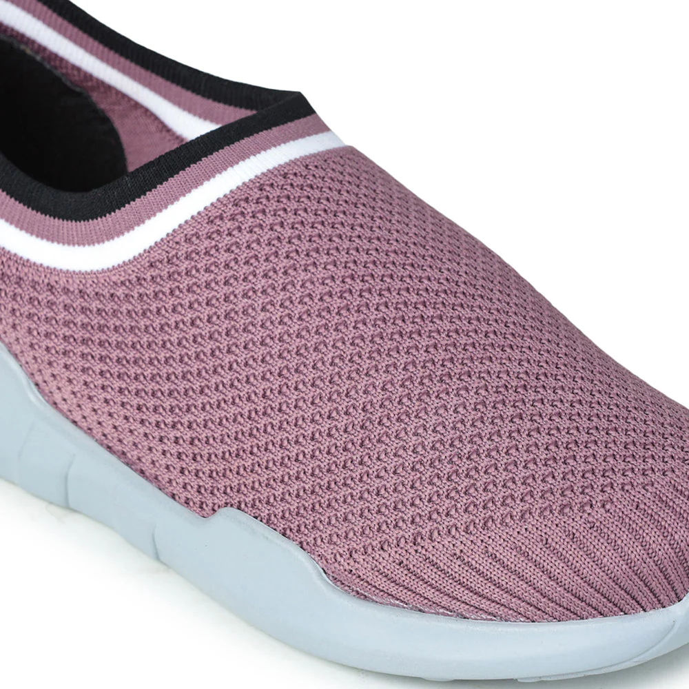 Force 10 Non Lacing Pink Casual Slip On Shoes For Women AVILA-12 By Liberty - Image 6