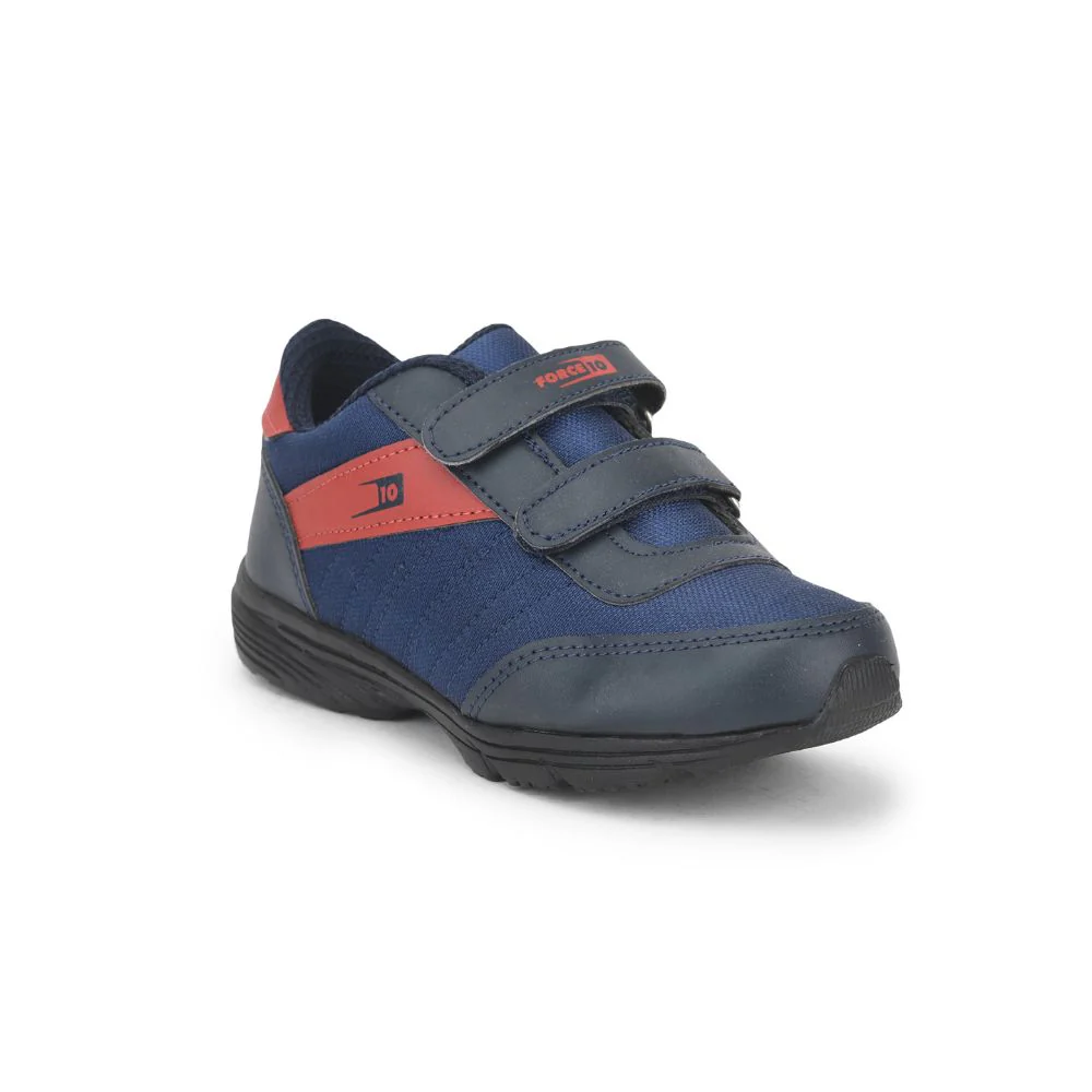 Force 10 Casual Non Lacing Shoes For Kids (Red) 9907-51VBL By Liberty - Image 7
