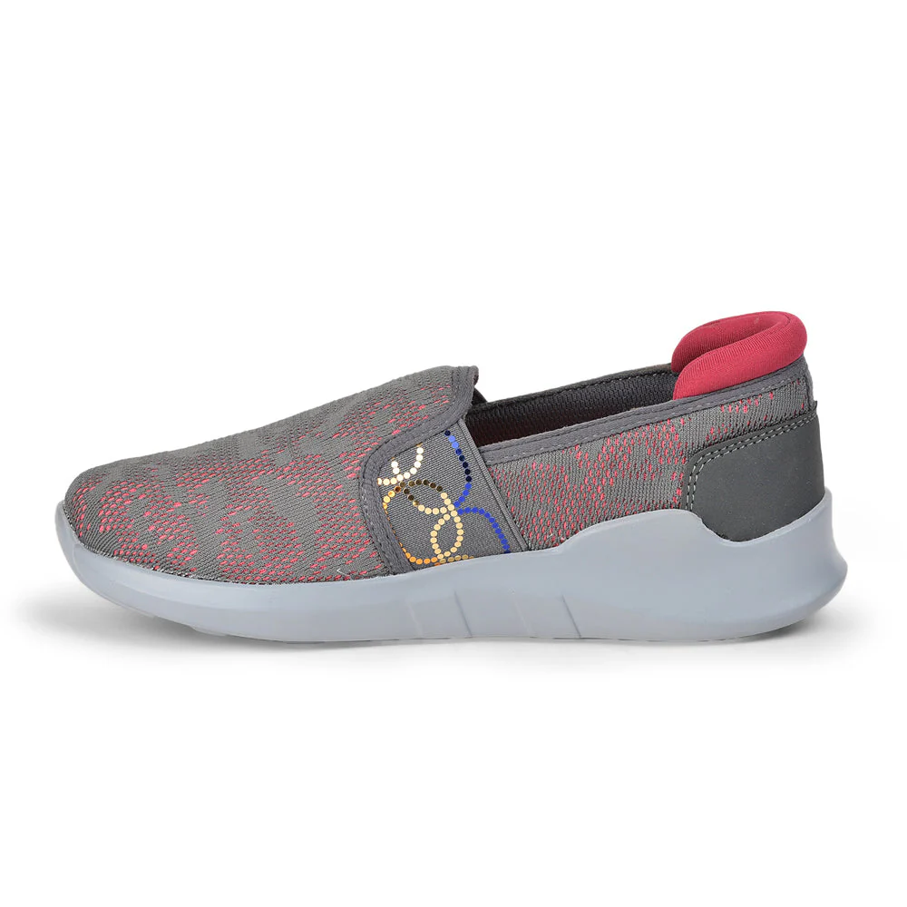 Force 10 Casual Slip On Shoes Ladies (GREY) AVILA-33 By Liberty - Image 3