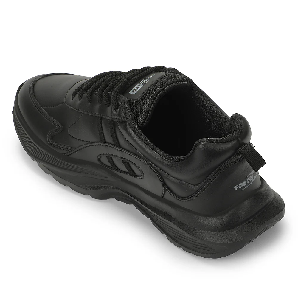 Force 10 ELITESTP-L Black School Uniform shoes for Kids by Liberty - Image 3
