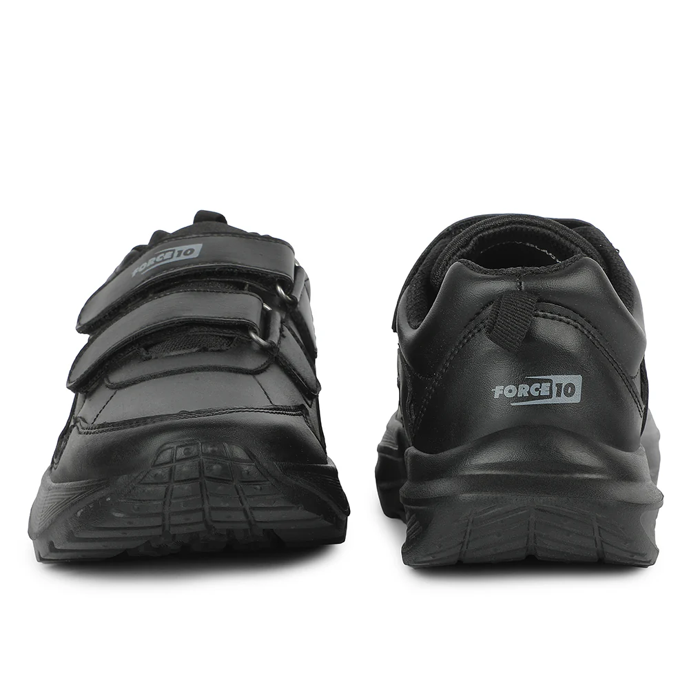 Force 10 ELITESTP-V Black School Uniform shoes for Kids by Liberty - Image 6