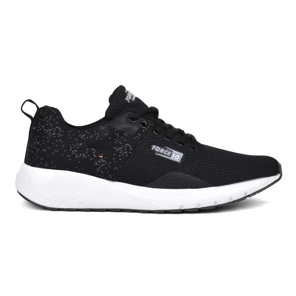 Force 10 Men Black Sports Running Shoes(BARNES) - Image 2