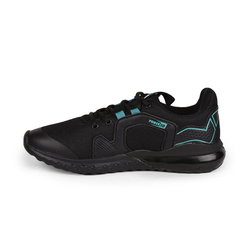 Force 10 Men Black Sports Running Shoes(TOBY ) - Image 3