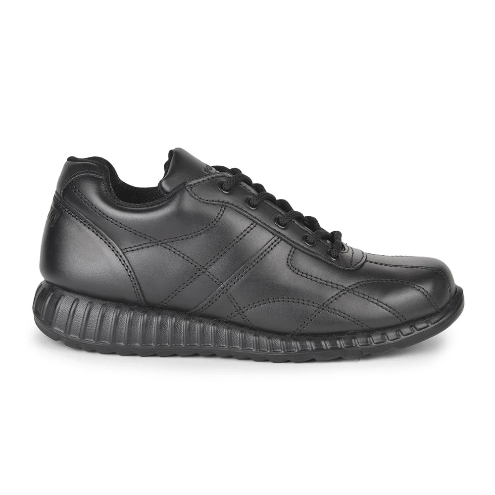 Force 10 Lacing Black Casual Shoes For Men 9906-05 By Liberty - Image 2