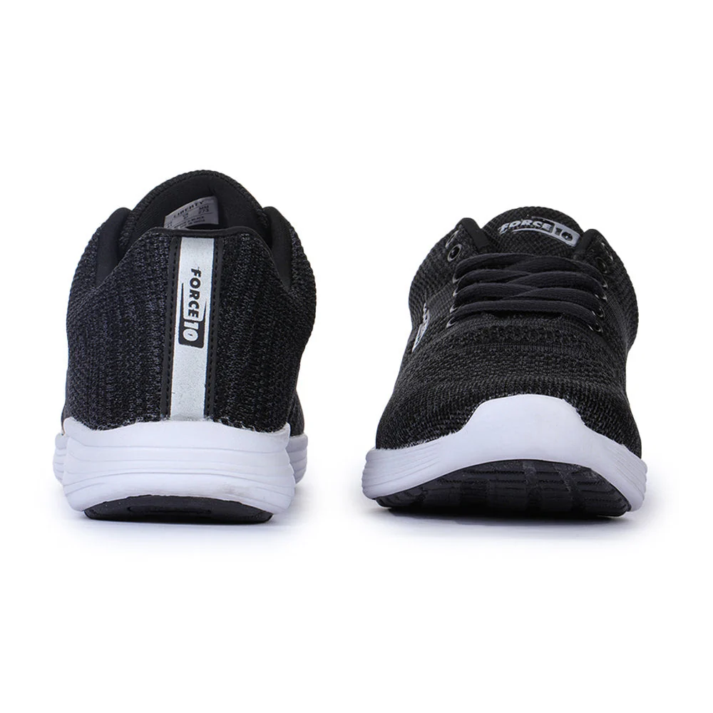 Force 10 Men's Black Sports Lacing (BROOK-2) - Image 4