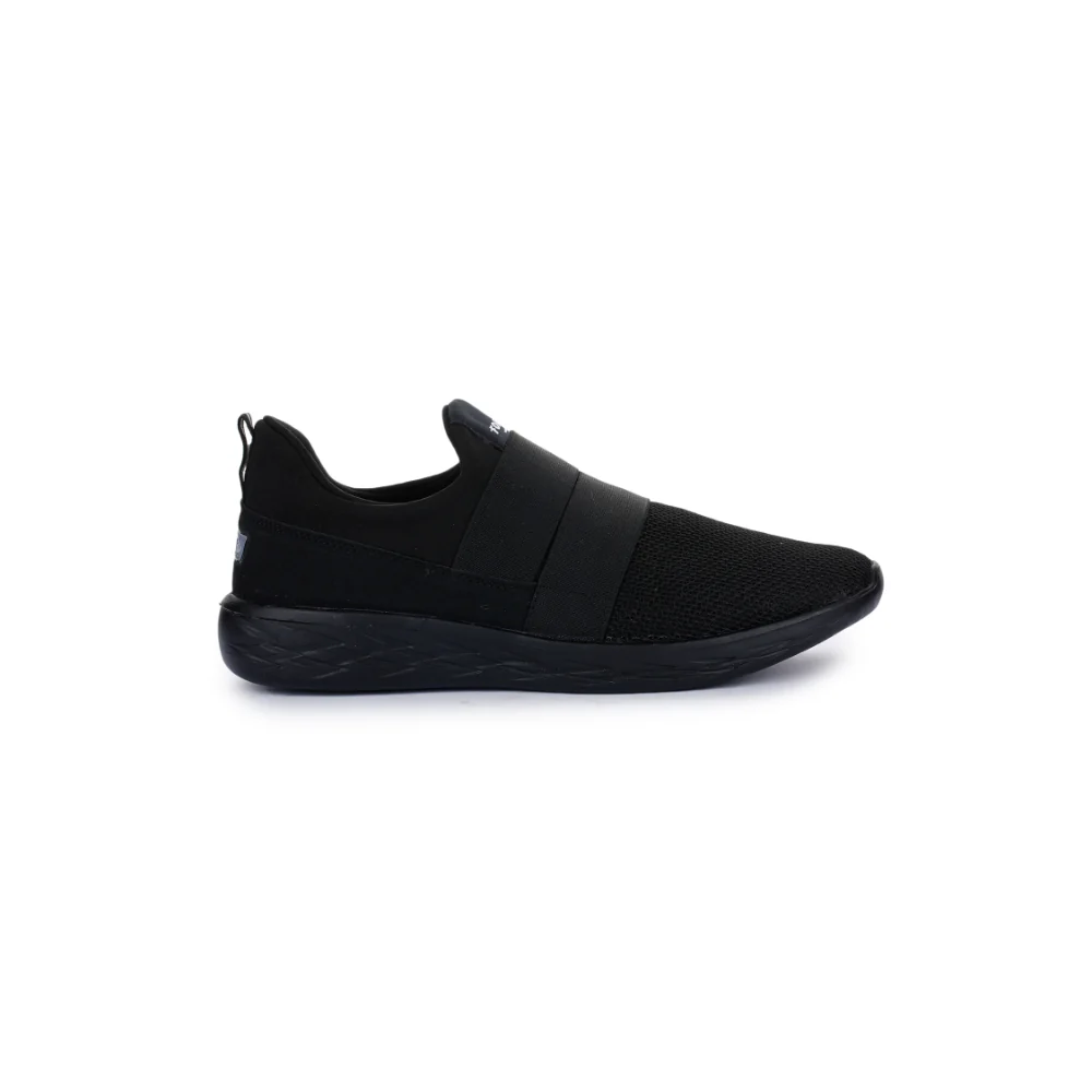 Force 10 Sports Black Slip-on Walking Shoes For Men TIGOZ By Liberty - Image 2