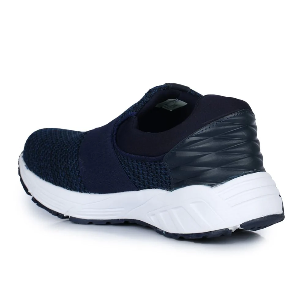 Force 10 Sports Blue Slip-on Walking Shoes For Men BROOK-1 By Liberty - Image 4