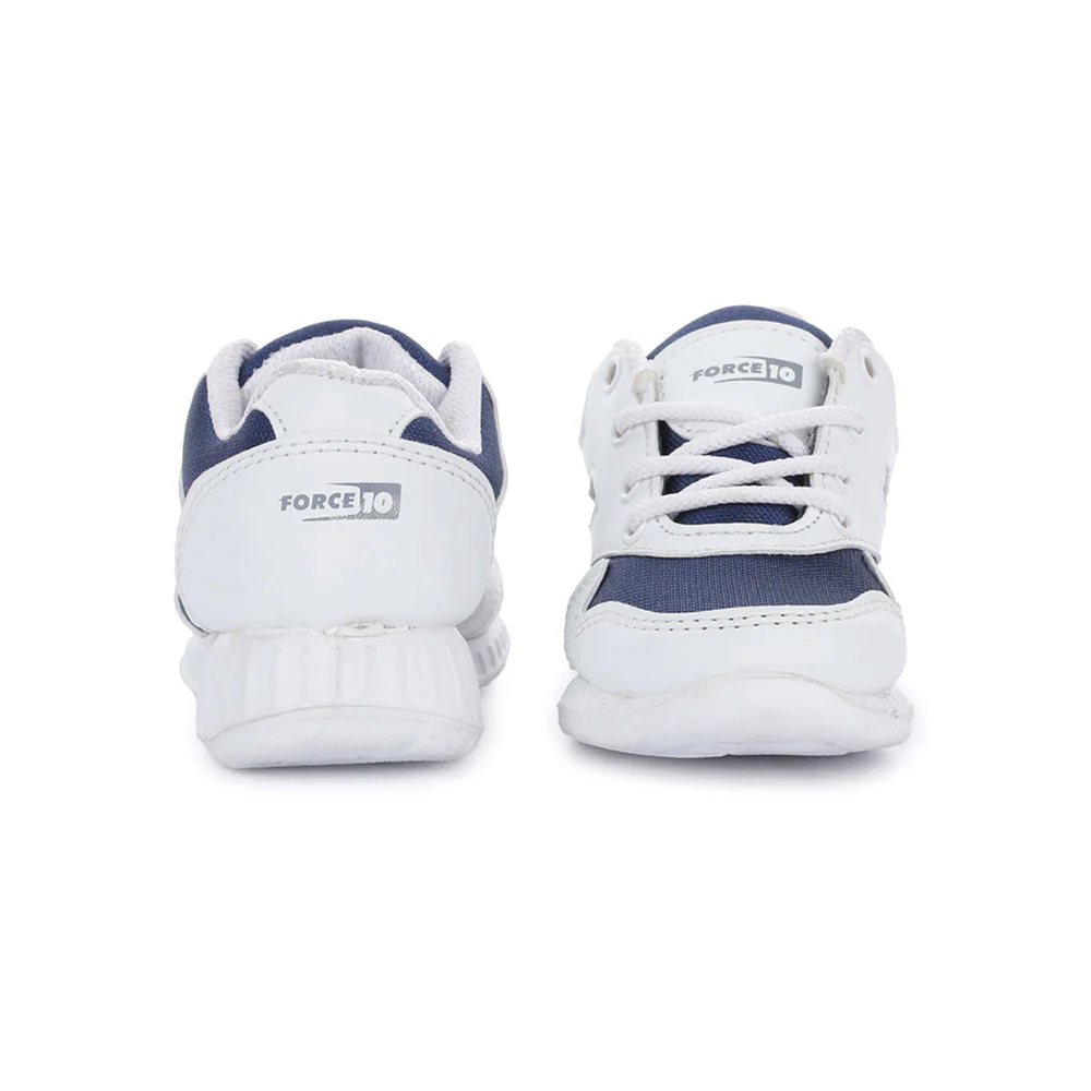 Force 10 N.Blue Lacing Uniform School Shoes For Kids 9906-90GN By Liberty - Image 2