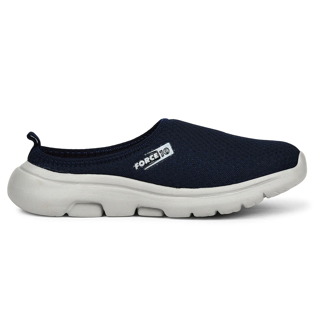 Force 10 Navy Blue Non Lacing Casual Mules For Men RWM-13 By Liberty - Image 2