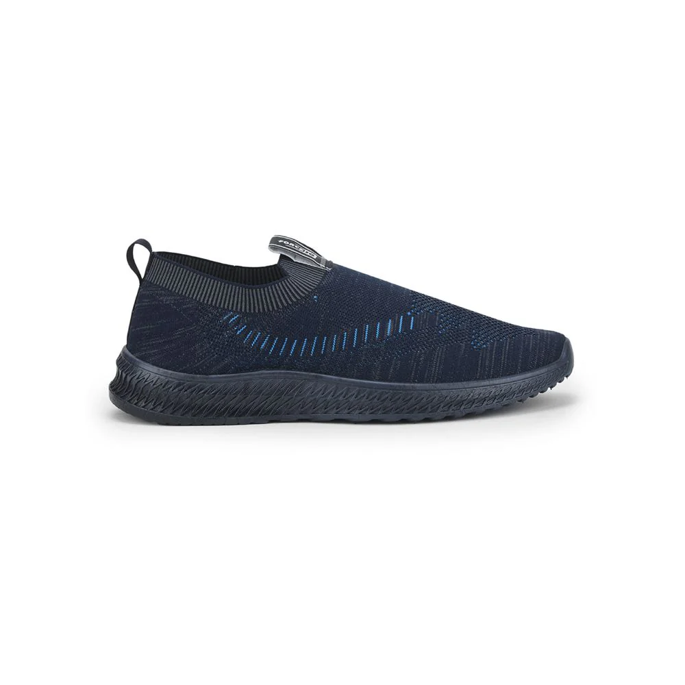Force 10 Navy Blue Sports Non Lacing Shoe For Men ROKKY-1 By Liberty - Image 2