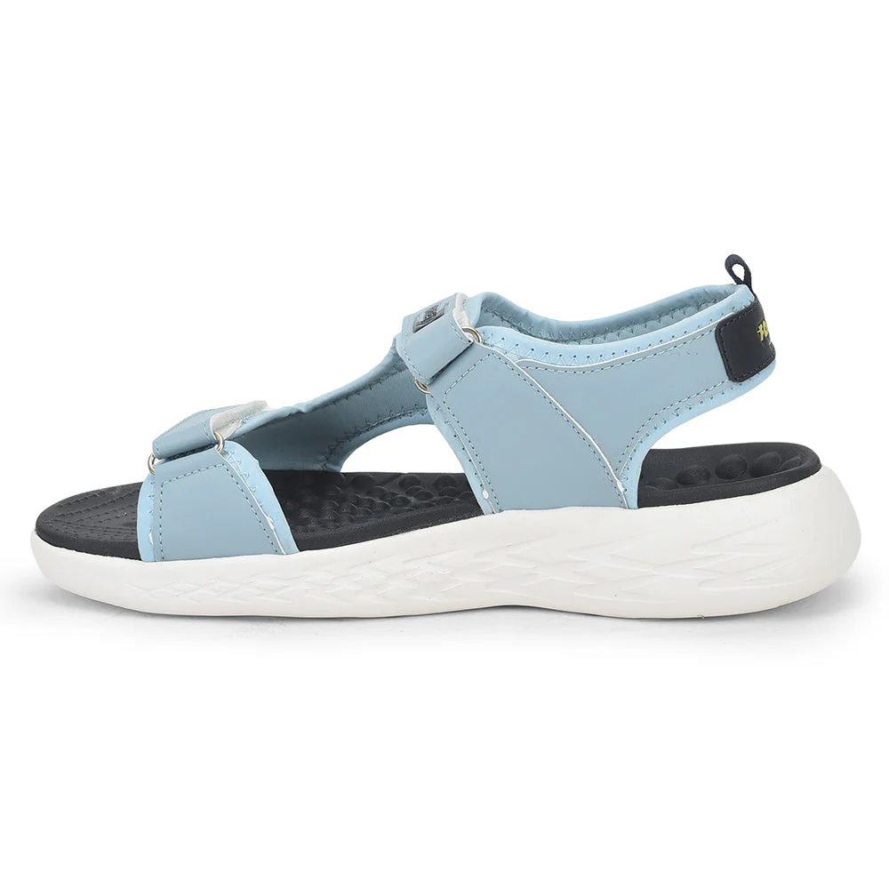 Force 10 Sky Blue Casual Sandal For Women IMPACT-172 By Liberty - Image 3