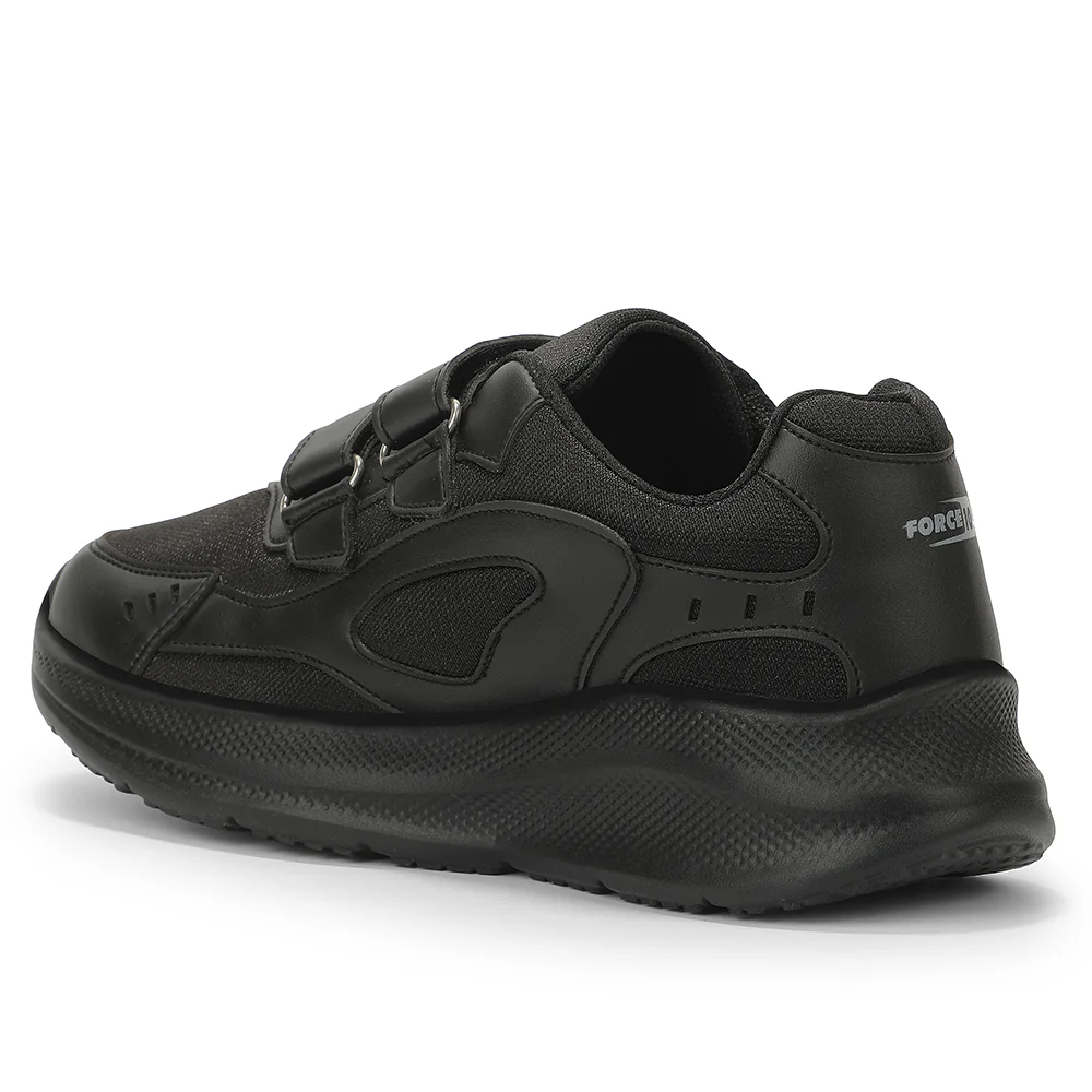 Force 10 SOFTSTEP-V Black School Uniform shoes for Kids by Liberty - Image 3