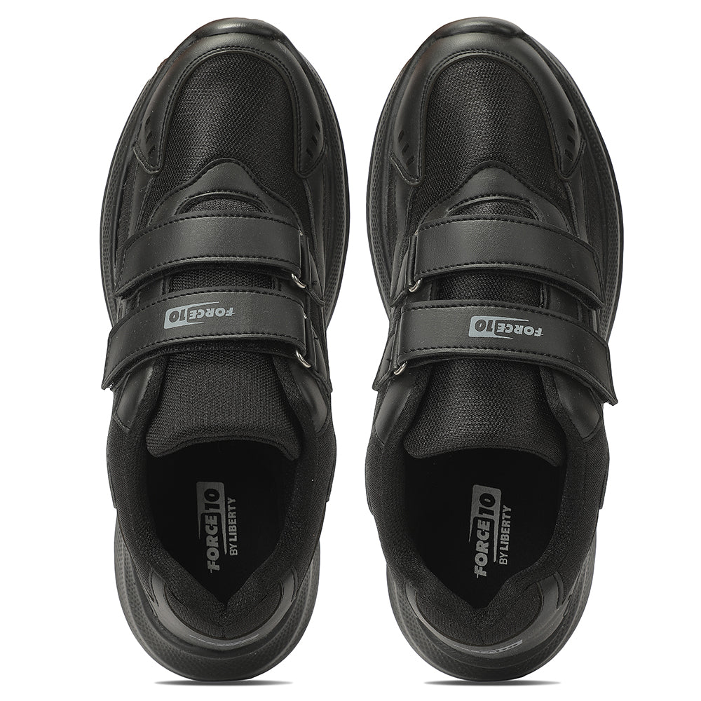 Force 10 SOFTSTEP-V Black School Uniform shoes for Kids by Liberty - Image 7