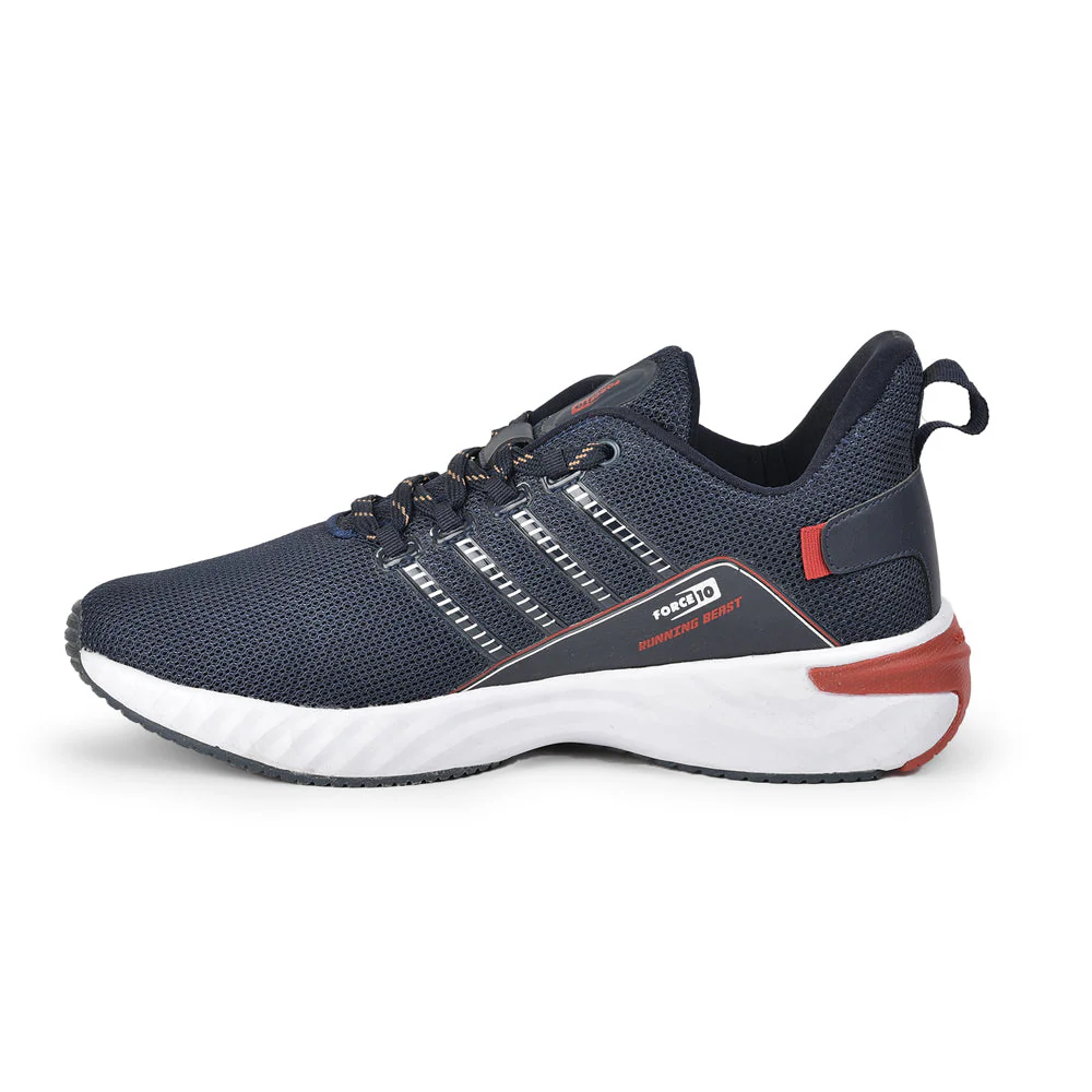 Force 10 Sports Lace Up Shoes Men (N.BLUE) ASPER By Liberty - Image 3