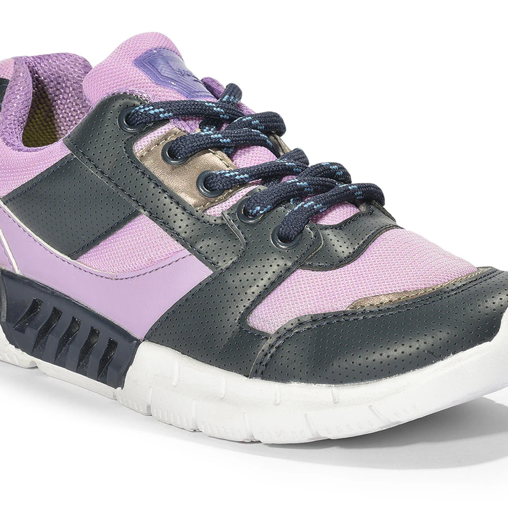 Force 10 Casual Purple Lacing Shoes For Women FELIX by Liberty - Image 4