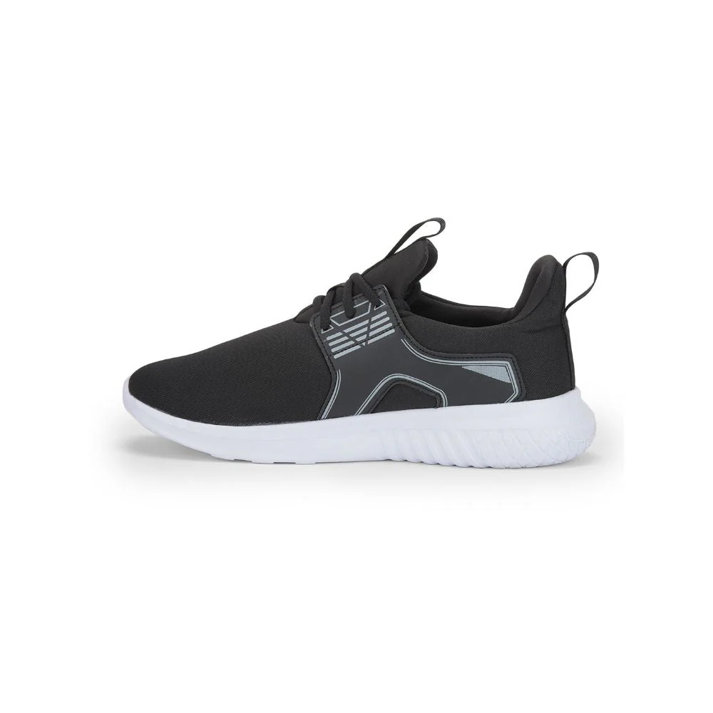 Force 10 Sports Lacing Shoe For Men (Black) CASEW-E By Liberty - Image 3