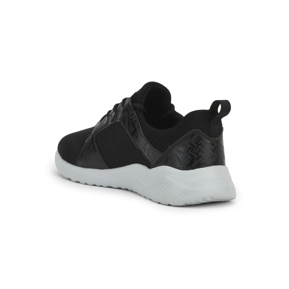 FORCE 10 Sports Lacing Shoe For Men (Black) PATRICK-E By Liberty - Image 3