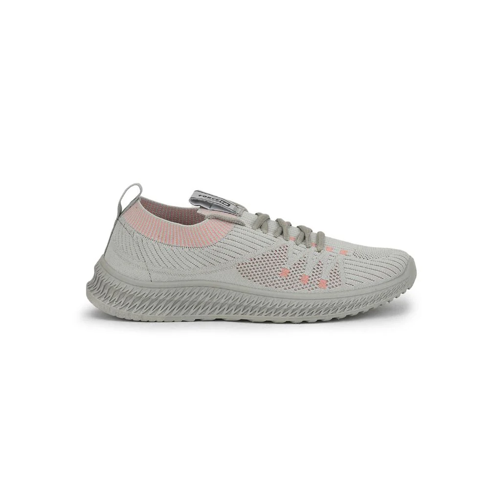 Force 10 Sports Lacing Shoes For Ladies (Grey) GRACE-2 By Liberty - Image 2