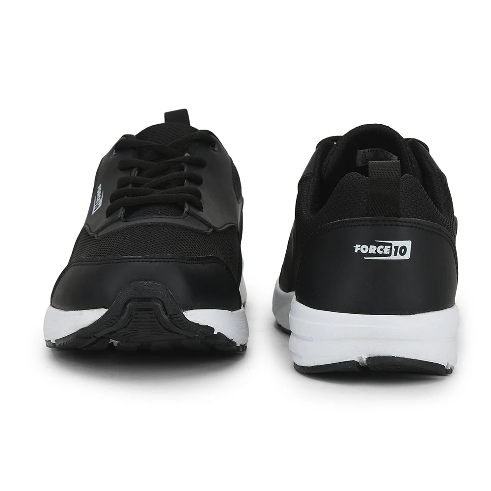 Force 10 Sports Lacing Shoes For Men (Black) SPRINT By Liberty - Image 4