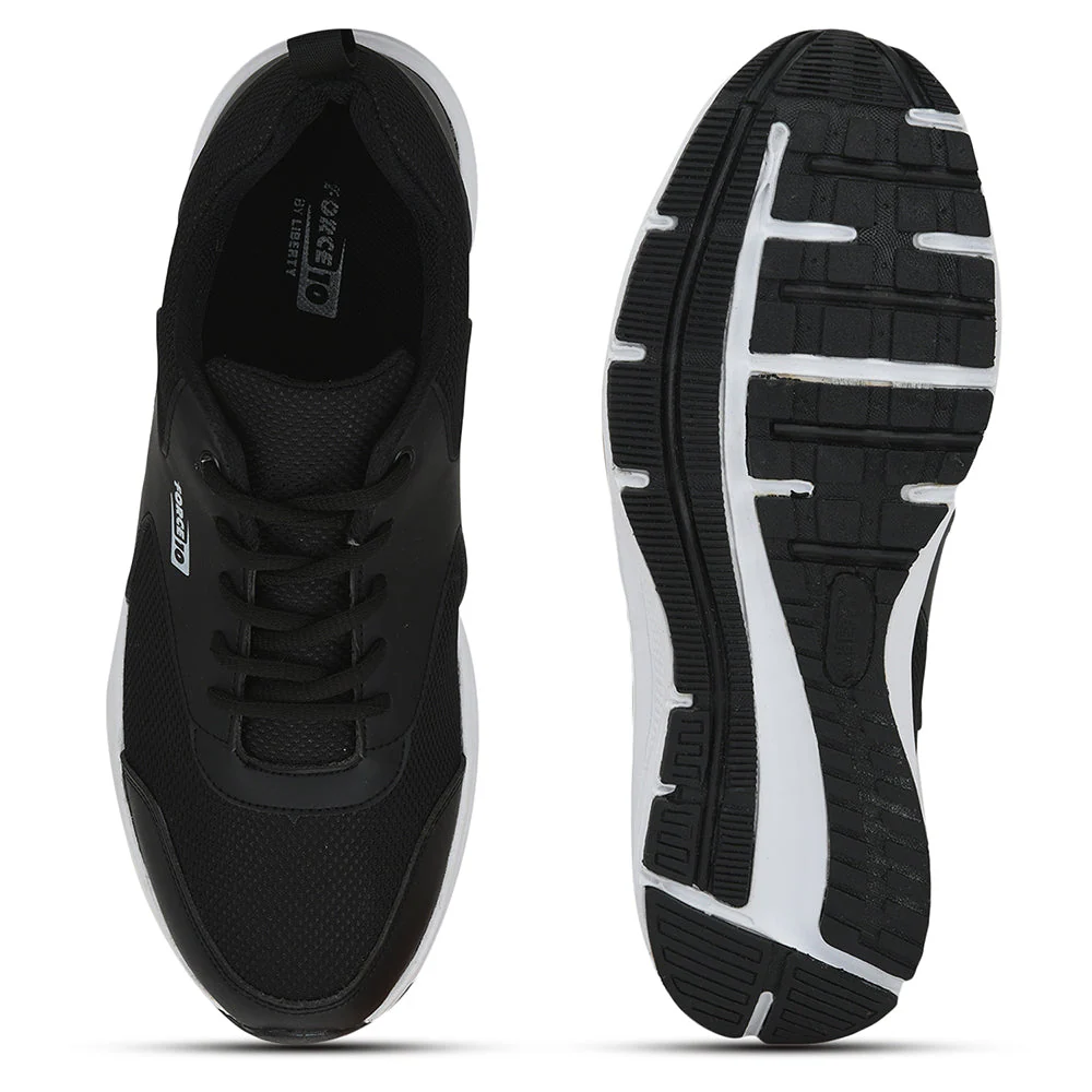 Force 10 Sports Lacing Shoes For Men (Black) SPRINT By Liberty - Image 5