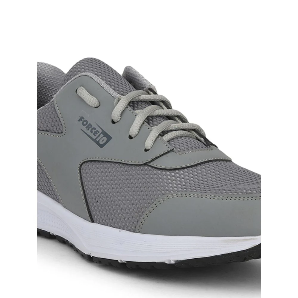 Force 10 Sports Lacing Shoes For Men (Grey) SPRINT By Liberty - Image 7