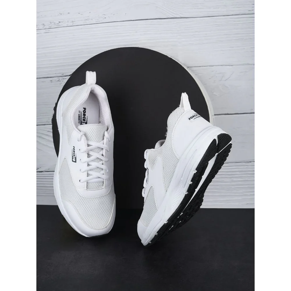 Force 10 Sports Lacing Shoes For Men (White) SPRINT By Liberty - Image 3