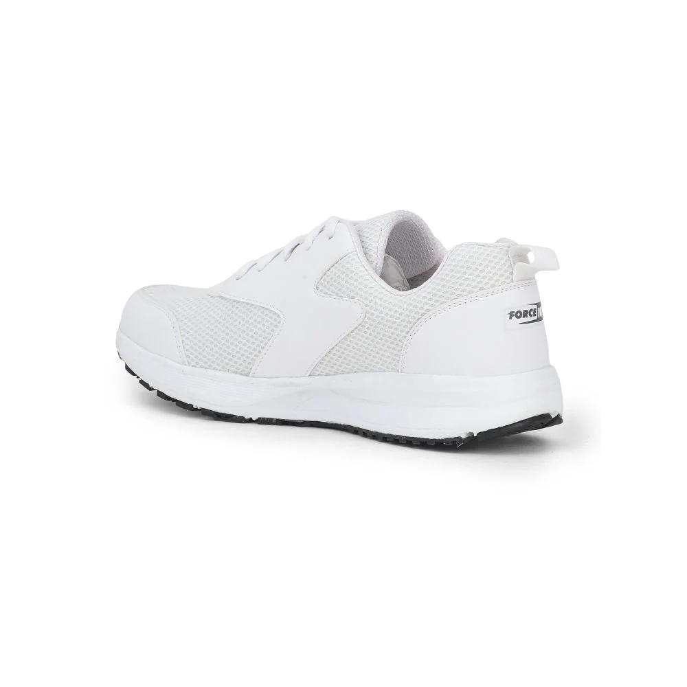 Force 10 Sports Lacing Shoes For Men (White) SPRINT By Liberty - Image 4