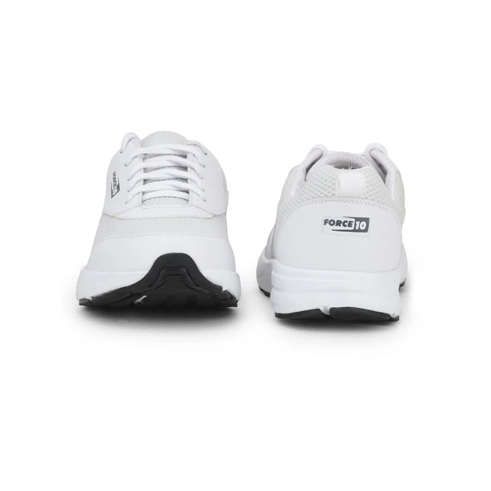 Force 10 Sports Lacing Shoes For Men (White) SPRINT By Liberty - Image 5