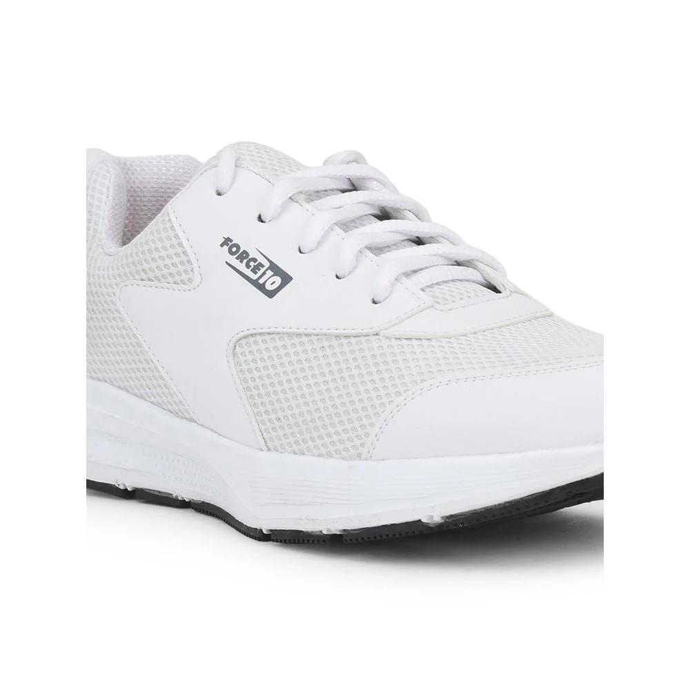 Force 10 Sports Lacing Shoes For Men (White) SPRINT By Liberty - Image 6