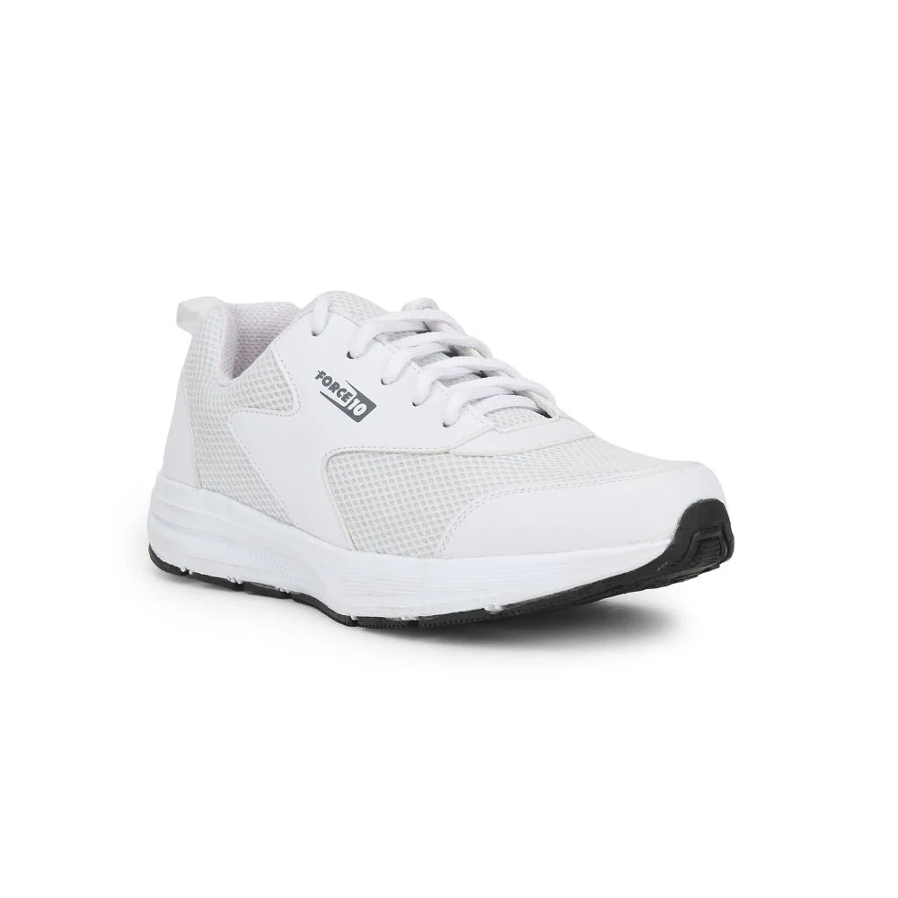 Force 10 Sports Lacing Shoes For Men (White) SPRINT By Liberty - Image 7