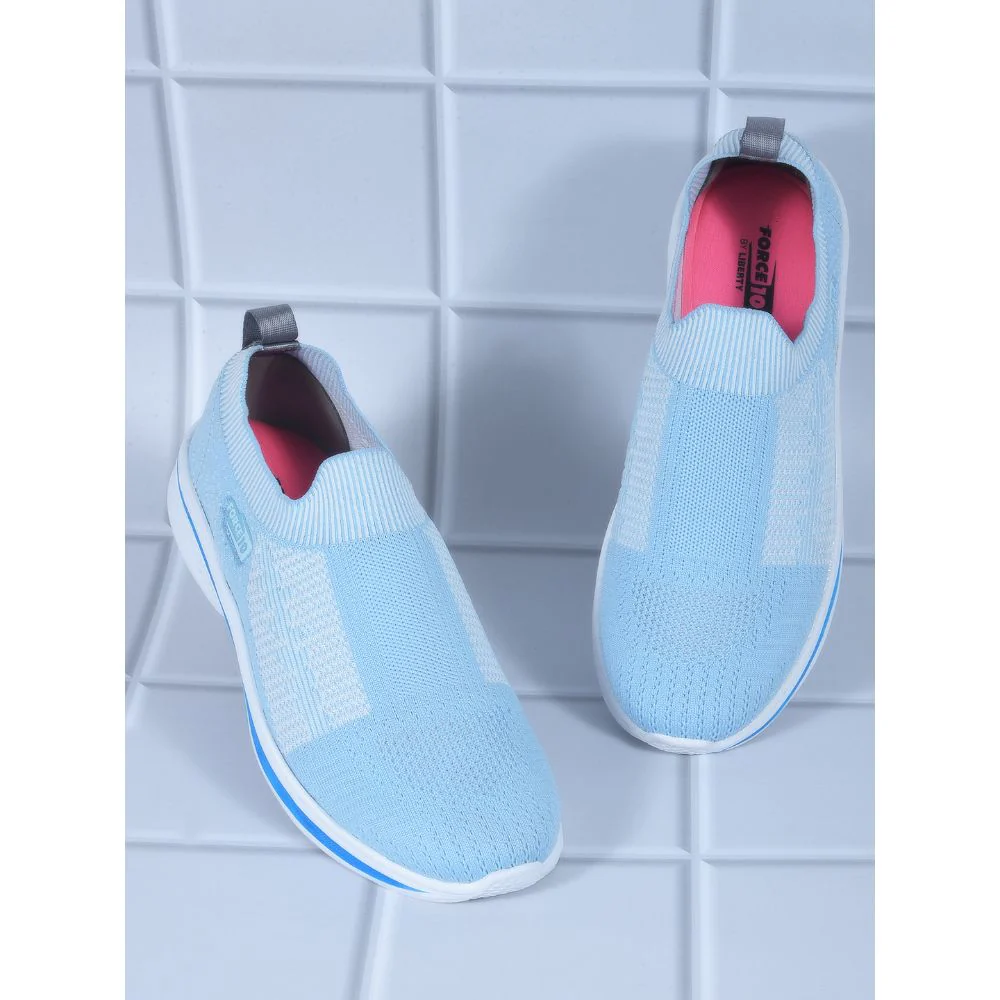 FORCE 10 Sports Non Lacing Shoe For Ladies (S.Blue) NORRIS-2E By Liberty - Image 3
