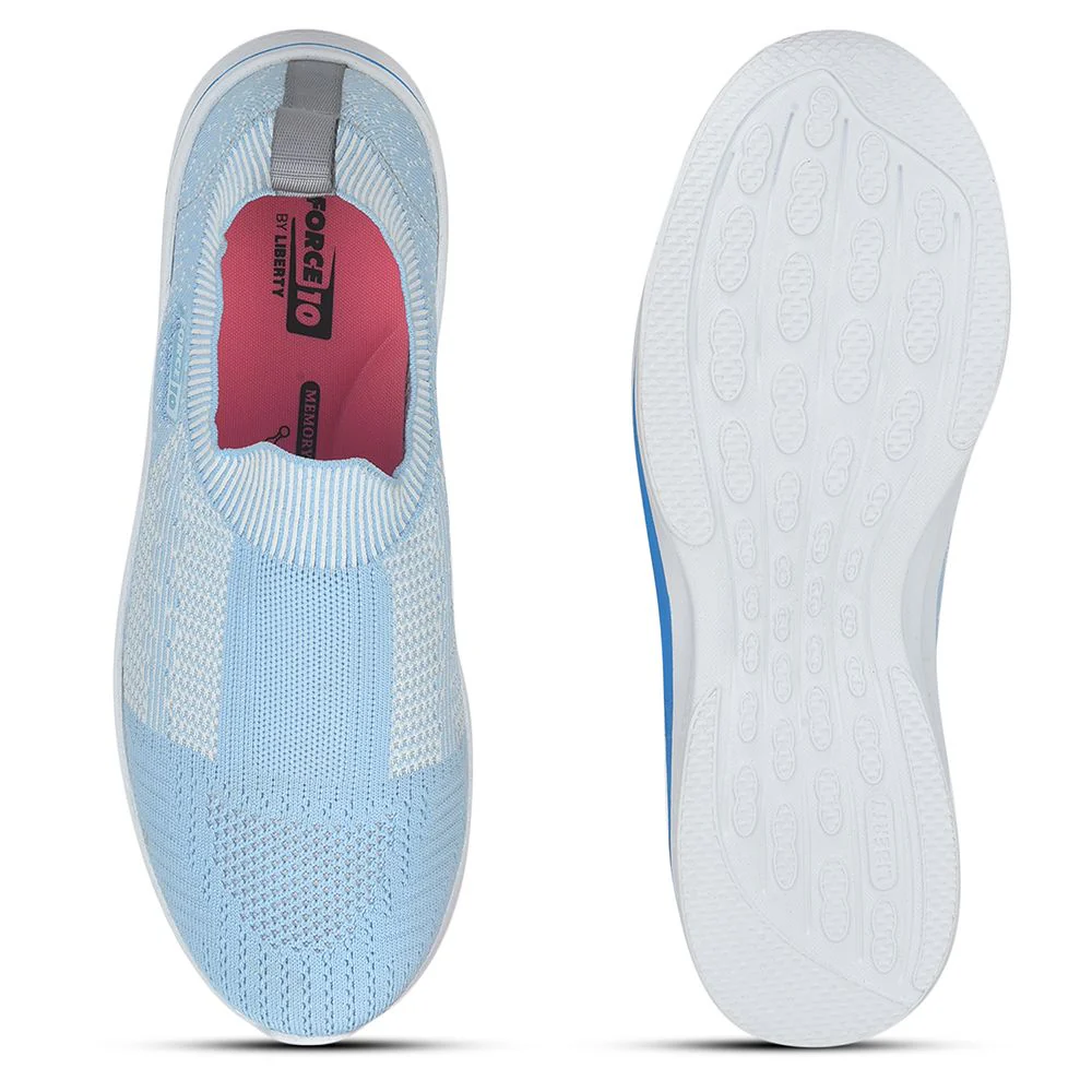 FORCE 10 Sports Non Lacing Shoe For Ladies (S.Blue) NORRIS-2E By Liberty - Image 4