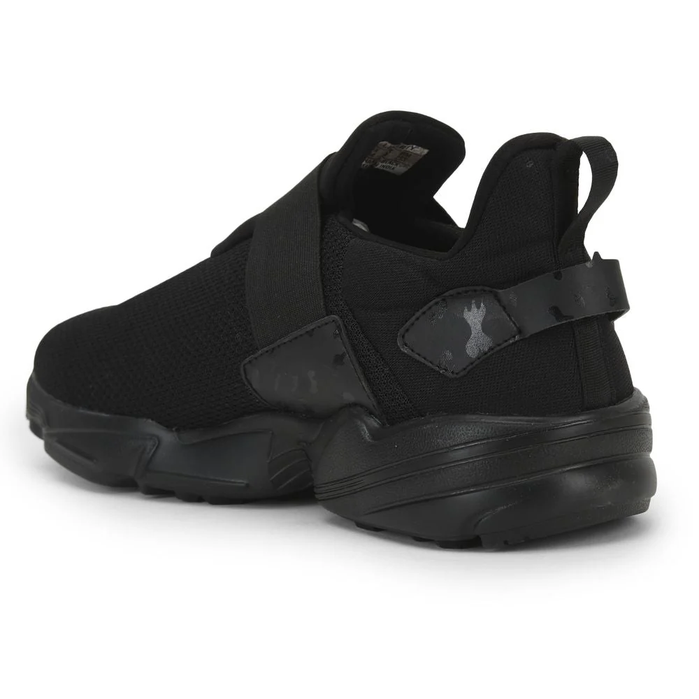 FORCE 10 Sports Non Lacing Shoe For Men (Black) SHARK-E By Liberty - Image 3
