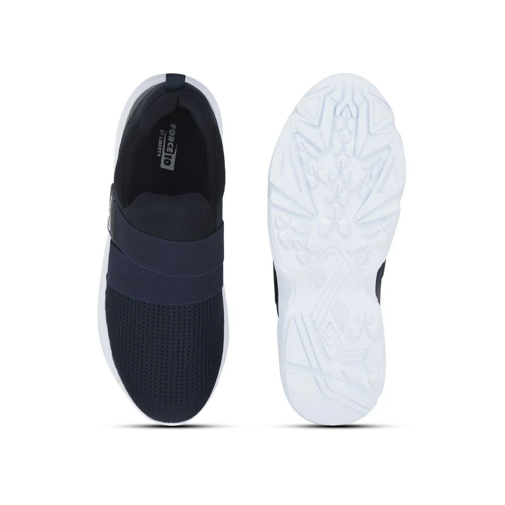 FORCE 10 Sports Non Lacing Shoe For Men (Blue) SWIFT-E By Liberty - Image 3