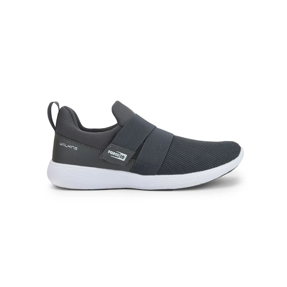 Force 10 Sports Non Lacing Shoe For Men (Grey) GALLANT By Liberty - Image 2