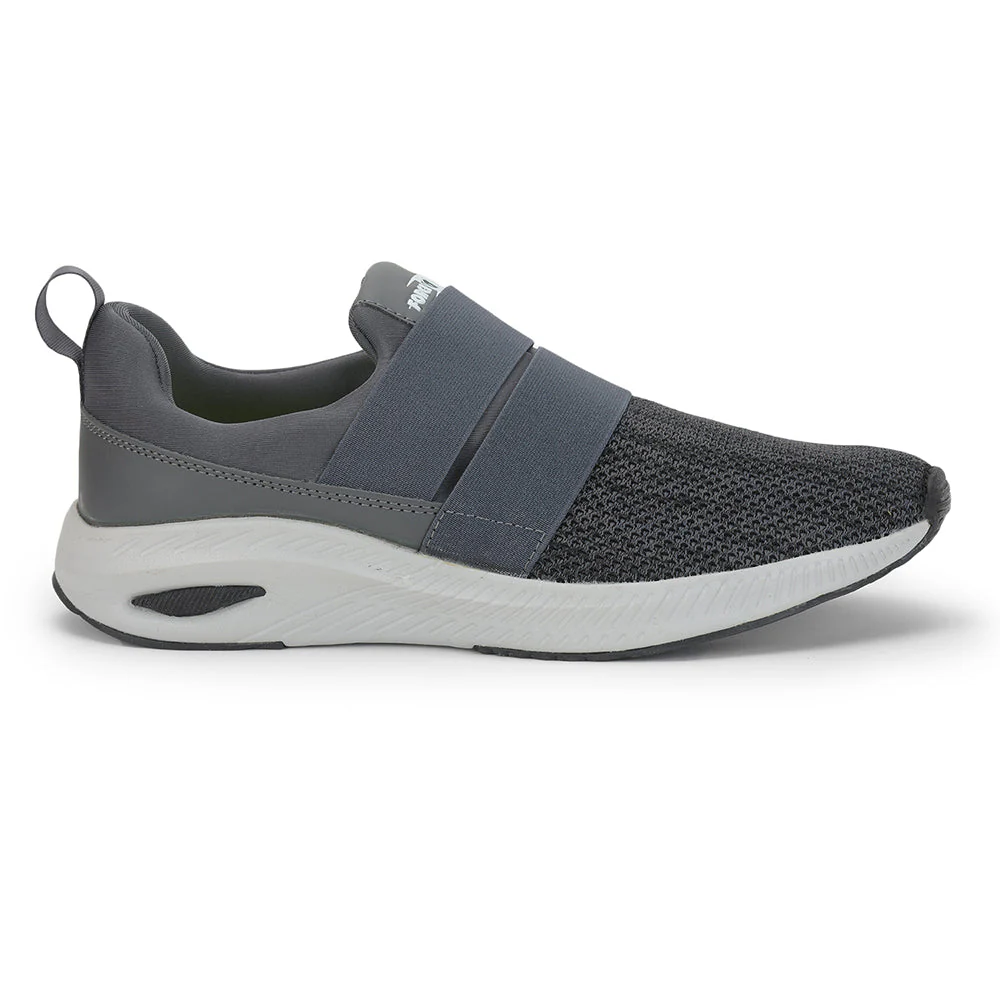 Force 10 Sports Non Lacing Shoe For Men (Grey) HARDY By Liberty - Image 2