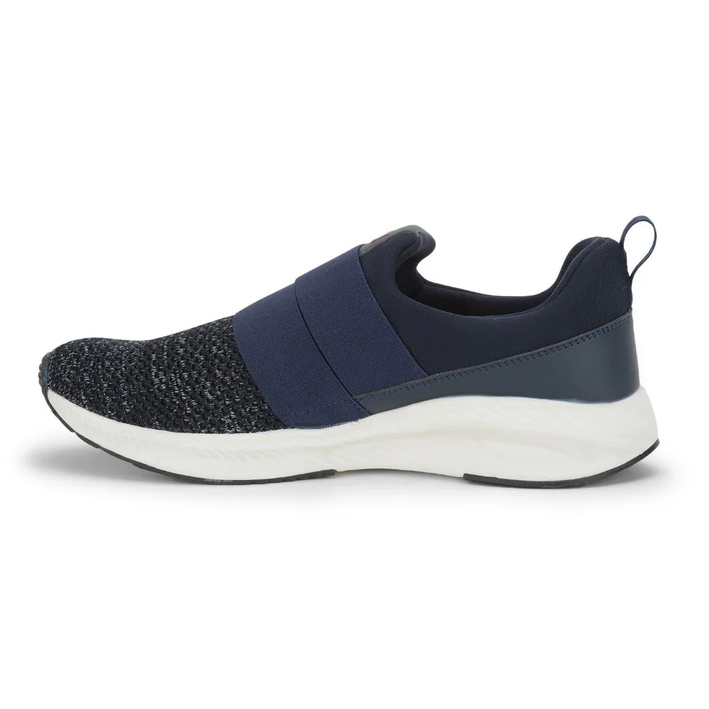 Force 10 Sports Non Lacing Shoe For Men (N.Blue) HARDY By Liberty - Image 3