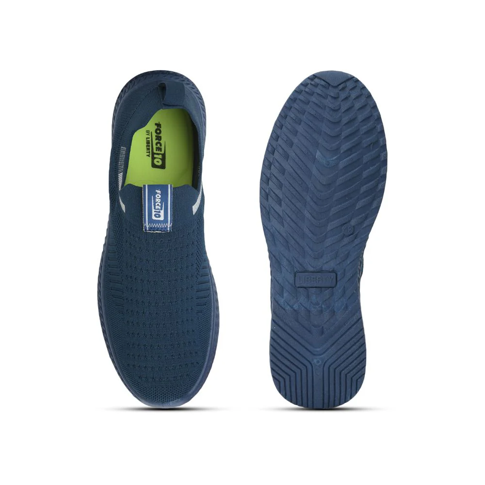 Force 10 Sports Teal Blue Walking Shoes For Men ROKKY-4 By Liberty - Image 3