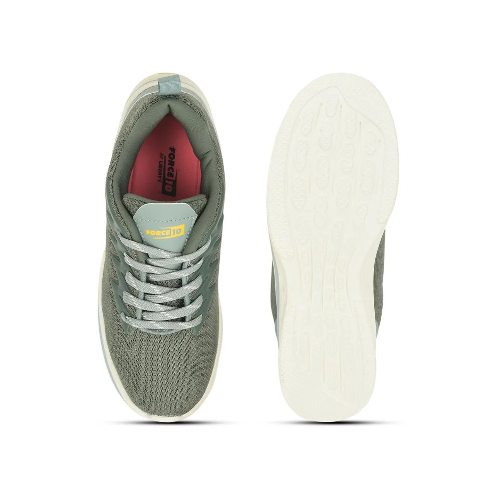 Force 10 Lacing Green Casual Shoes For Women CEINA By Liberty - Image 3
