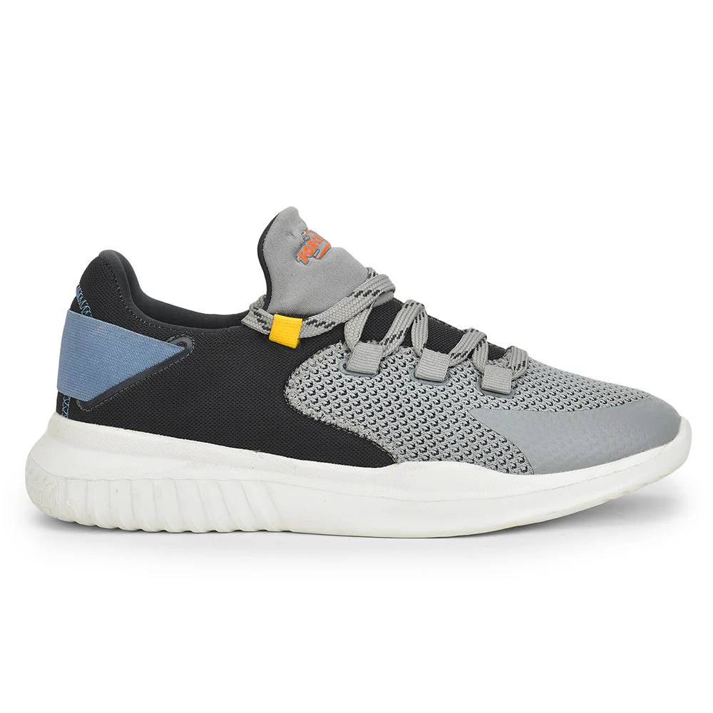 Force 10 Sports Walking Shoes For Men (L.Grey) KARTER By Liberty - Image 2