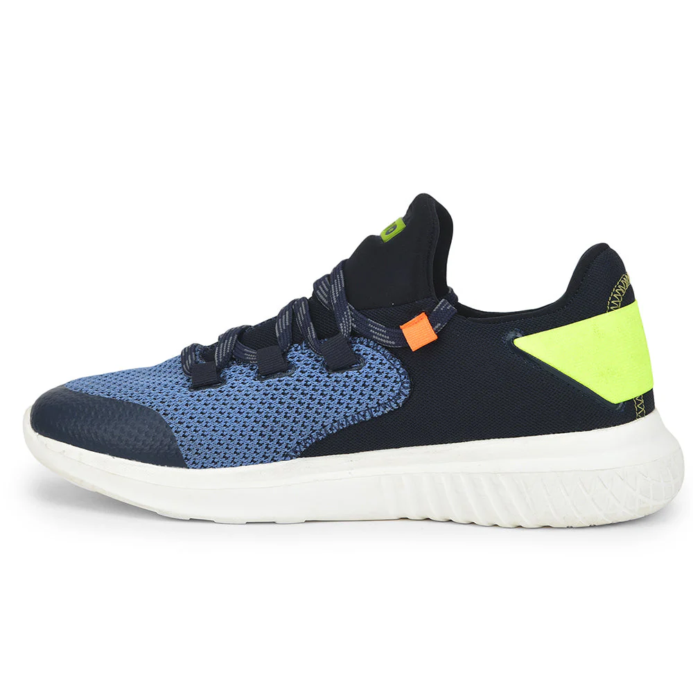 Force 10 Sports Walking Shoes For Men (N.Blue) KARTER By Liberty - Image 3