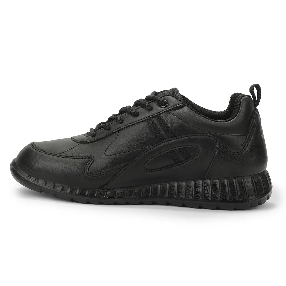 Force 10 STUDENT2L Black School Uniform shoes for Kids by Liberty - Image 5