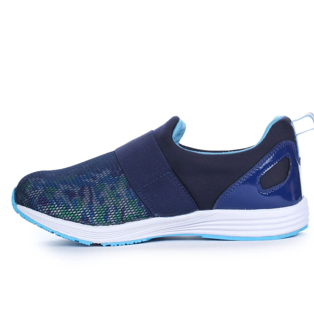 Force 10 Women's Blue Sports Non Lacing (MARTIE-5N) - Image 3