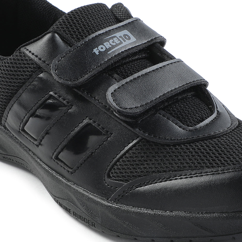 Force Black Non Lacing Uniform School Shoes For Kids SKOLGAME-V By Liberty - Image 6